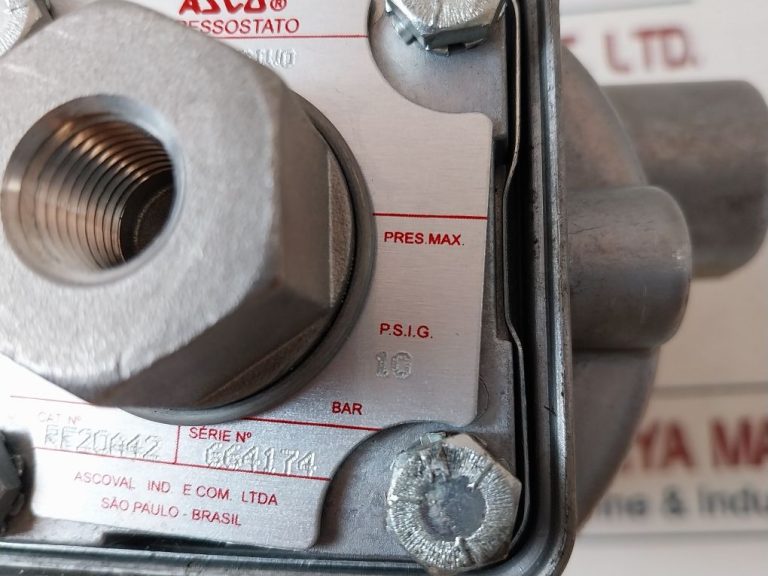 Asco Re20a42 Pressure Switch Unit Aeliya Marine