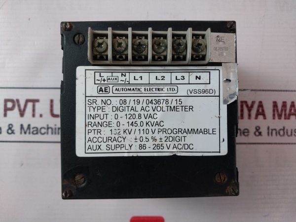 Automatic Electric Vss96d Digital Ac Voltmeter - Image 8