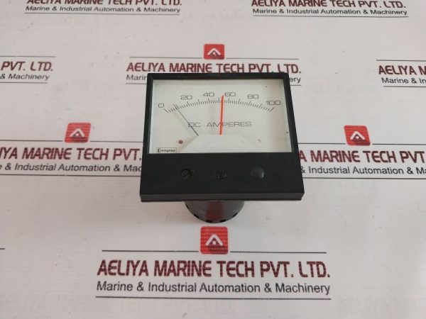 Crompton 0-100 Dc Amperes Meter