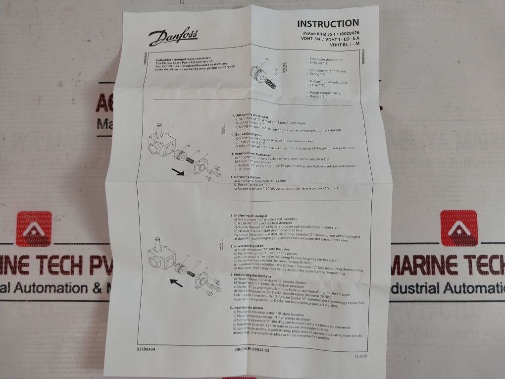 Danfoss 180z0025 Poppet Spares Kit - Image 12