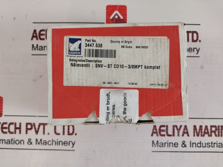 Danfoss Ps.52 754 Gauge Valve Aeliya Marine
