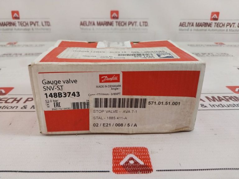 Danfoss Ps.52 754 Gauge Valve Aeliya Marine