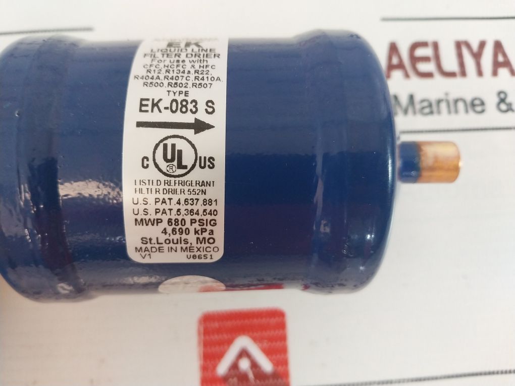 Emerson Ek-083 S Liquid Line Filter Drier 680 Psig - Aeliya Marine