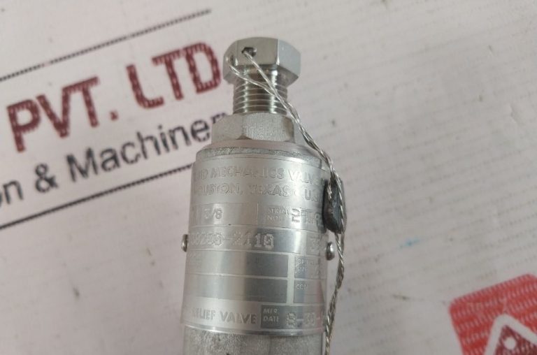 Fluid Mechanics Varco Drilling 382002110 Safety Relief Valve Aeliya