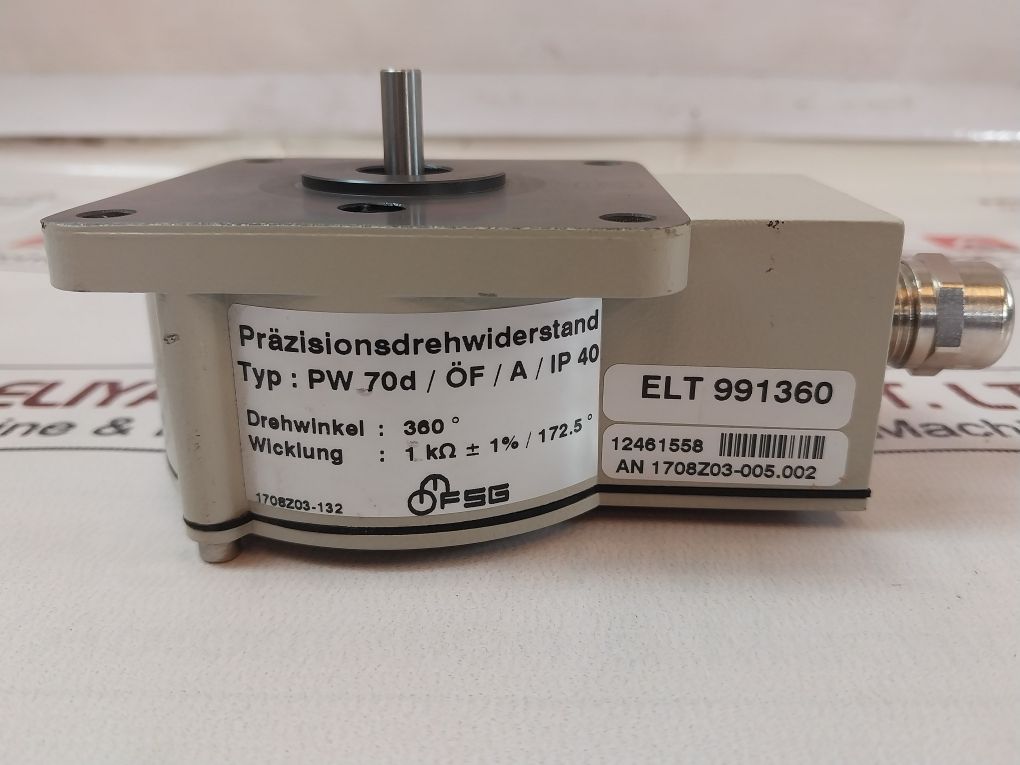 Fsg Pw D Of A Ip Potentiometer Aeliya Marine