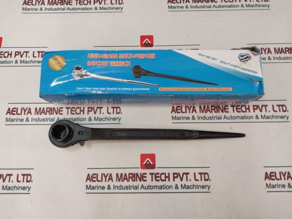 High-grade Multi- Purpose Ratchet Wrench 22mm