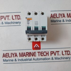 Merlin Gerin Multi 9 C60h C10 3-pole Circuit Breaker 400v~