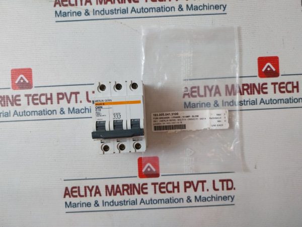 Merlin Gerin Multi 9 C60n C10 Circuit Breaker 400v~