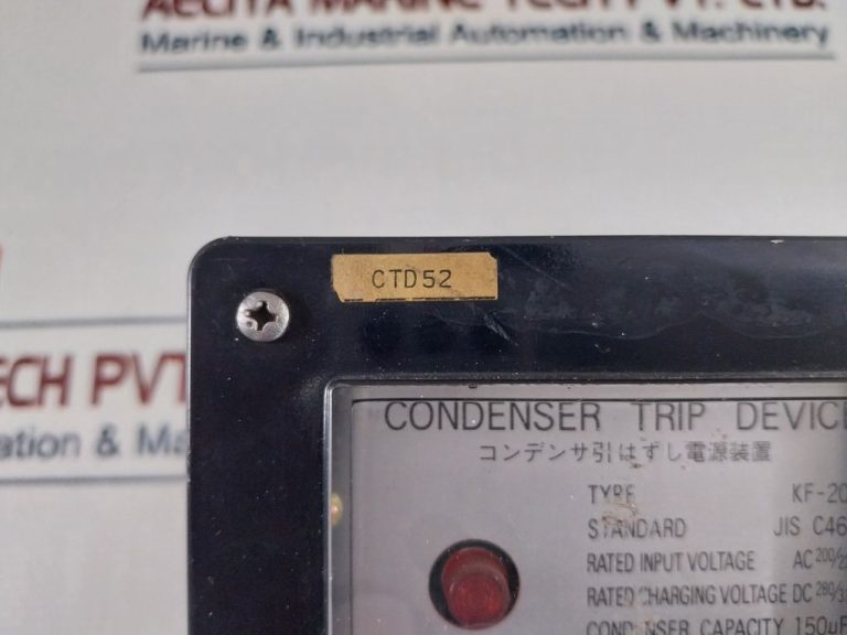 Mitsubishi Kf200 Condenser Trip Device Aeliya Marine