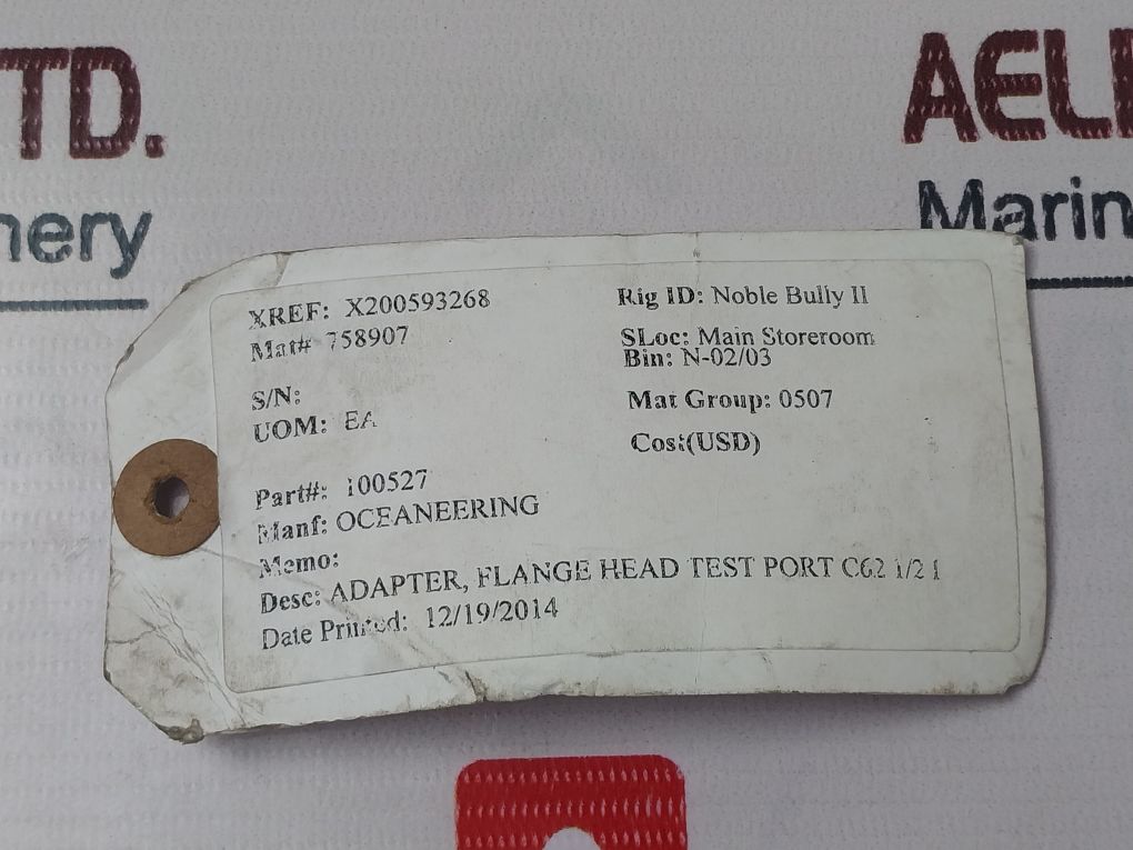 Oceaneering 100527-aa Adapter Flange - Image 11