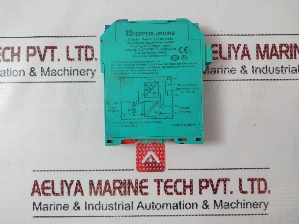 Pepperl+fuchs Kfd2-vr-ex1.500m Dc Isolation Module - Image 7