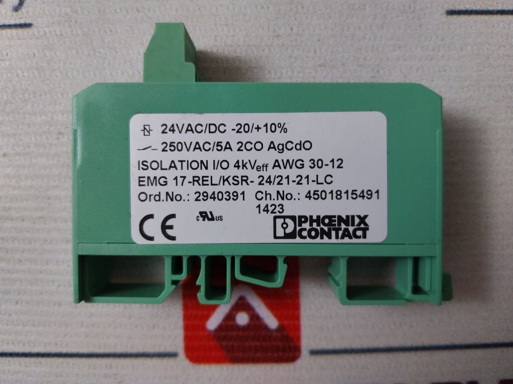 Phoenix Contact Emg 17-rel/ksr- 24/21-21-lc Relay Module 24v - Image 7