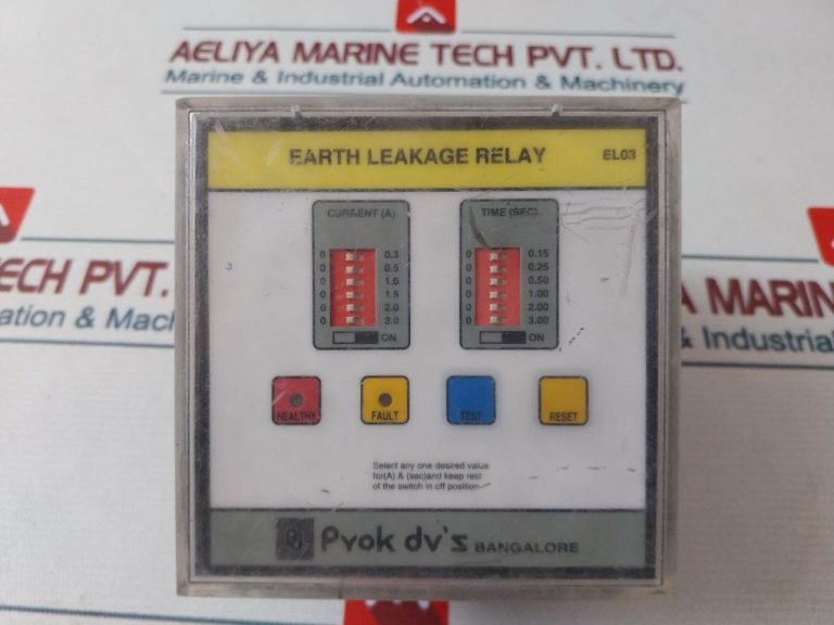 Prok Dv’s El03 Earth Leakage Relay Aeliya Marine