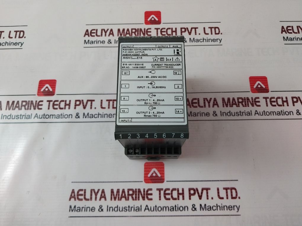 Rishabh Rish Ducer E15 Current Transducer Aeliya Marine