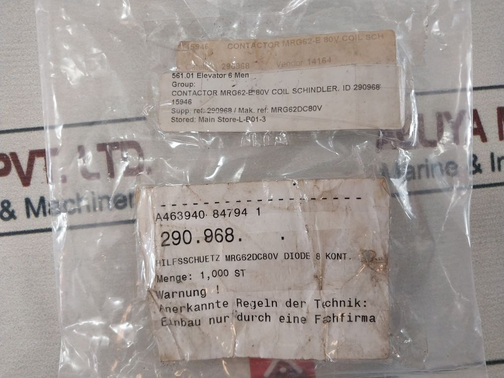 Schindler Mrg 62e Contactor - Image 15