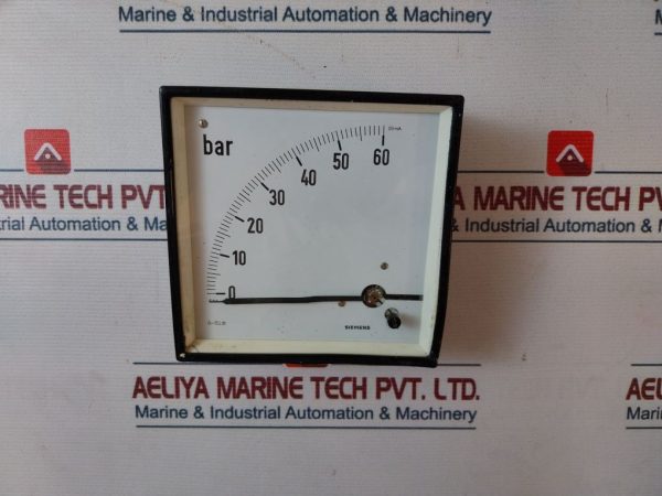 Siemens 0-60 Bar Pressure Gauge Meter