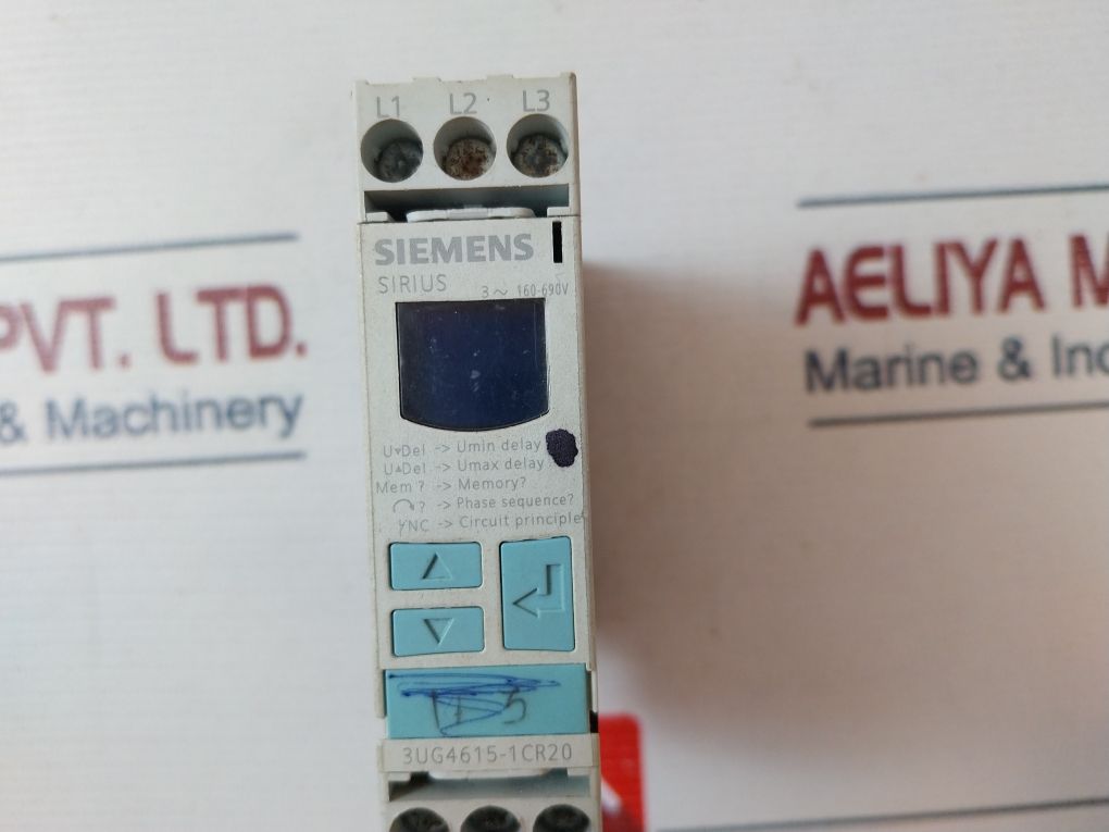 Siemens 3ug46151cr20 Voltage Monitoring Relay 3zx10120ug461aa1