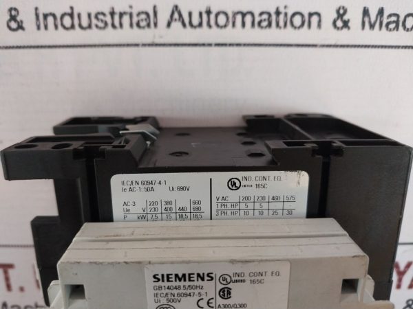 Contacteur Siemens 3RT1034-1BB44 – Neuf, 24V DC, Avec Garantie D'un An, Pour Applications Industrielles