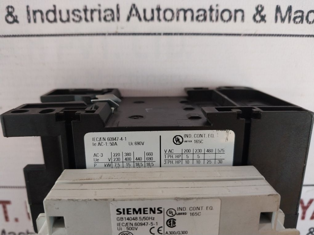 Siemens Sirius 3rt1034-1an10 Contactor 240v - Image 13