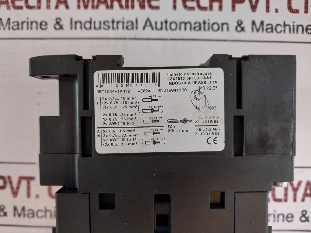 Siemens Sirius 3rt1034-1an10 Contactor 240v - Image 15
