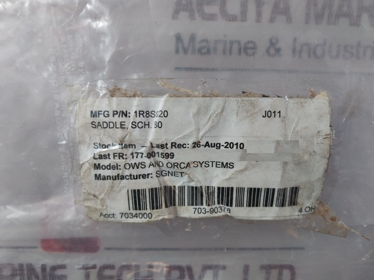 Signet Ir8s020 Strap On Saddle With Pvdf Insert - Image 14