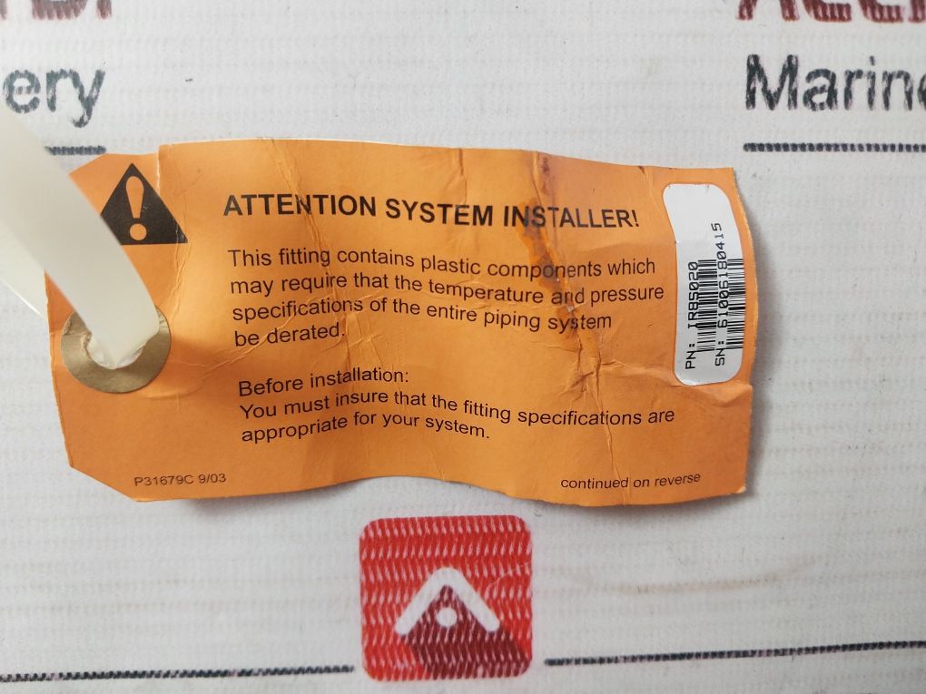 Signet Ir8s020 Strap On Saddle With Pvdf Insert - Image 12