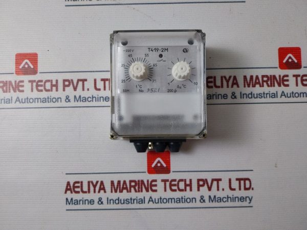 T419-2m Electronic Temperature Sensor-relay ~220v