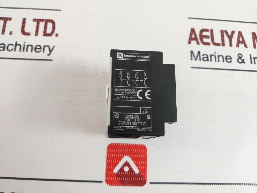 Telemecanique La1 Dn 13 Instantaneous Auxiliary Contact Block Aeliya Marine