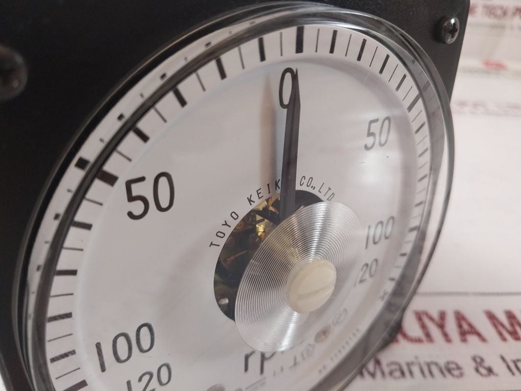 Toyo Keiki Dvf-11 -120-0-120 Rpm Meter - Image 8