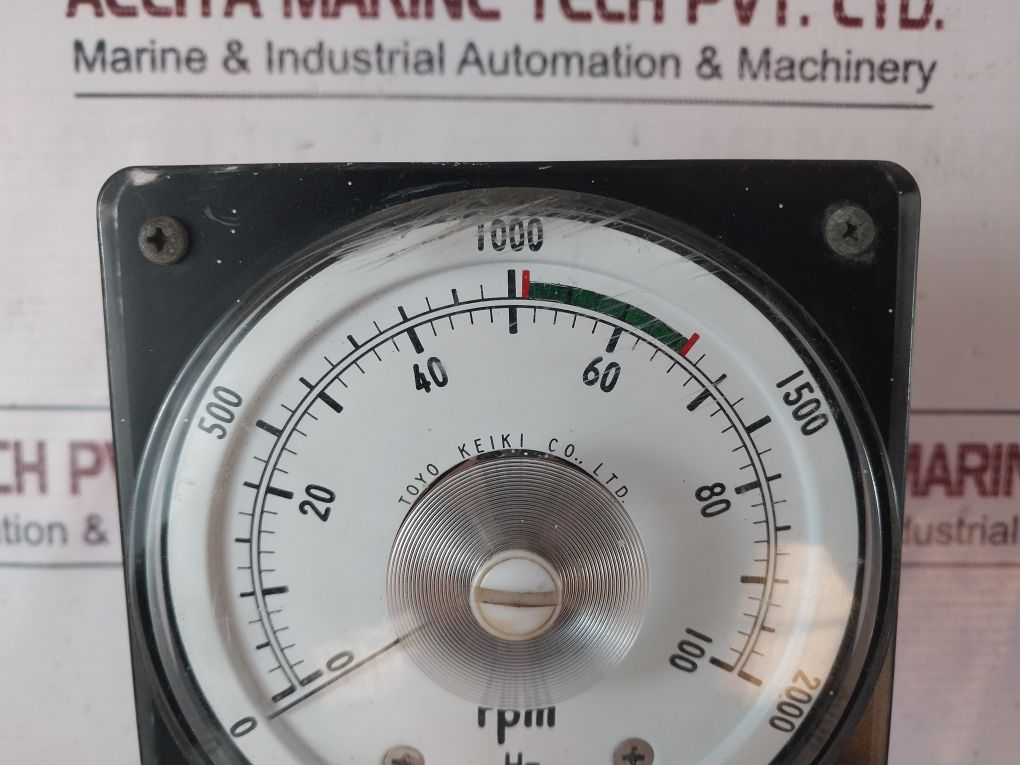 Toyo Keiki Dvf-11 0-100 Rpm Meter - Image 8