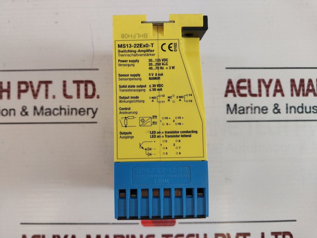 Turck Ms Ex T Isolating Switching Amplifier Aeliya Marine