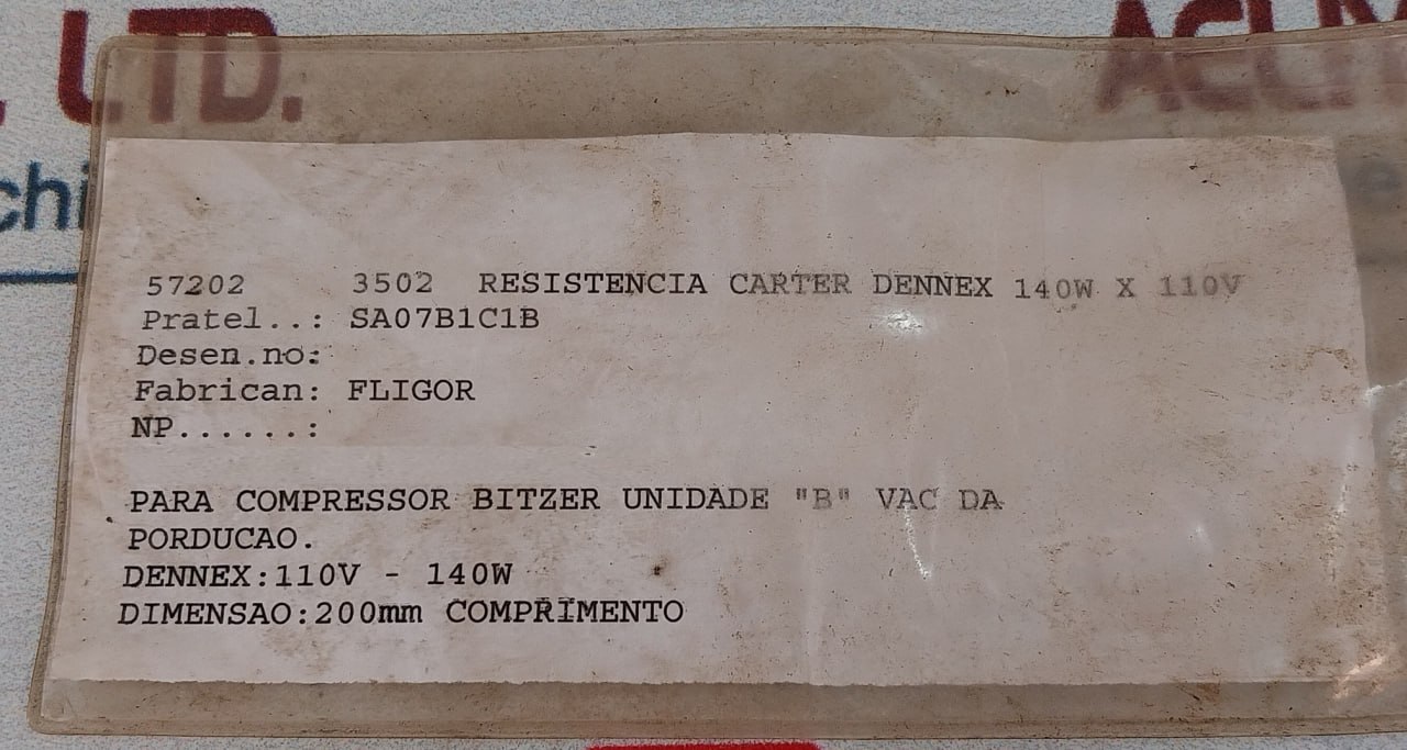 Watternes Dennex Fligor 3391 Crankcase Resistance - Image 12