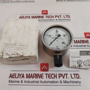 Wika En 837-1 Pressure Gauge 0-40 Bar