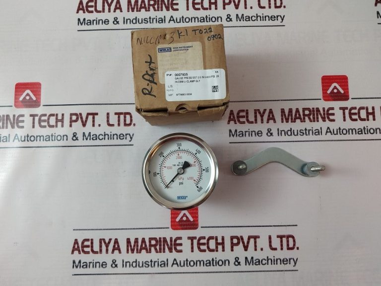 Wika 316 Ss Pressure Gauge 0-600 Psi - Aeliya Marine