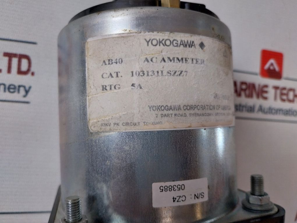 Yokogawa Ab40 Ac Ammeter 103131lszz7 0-600 A - Image 7