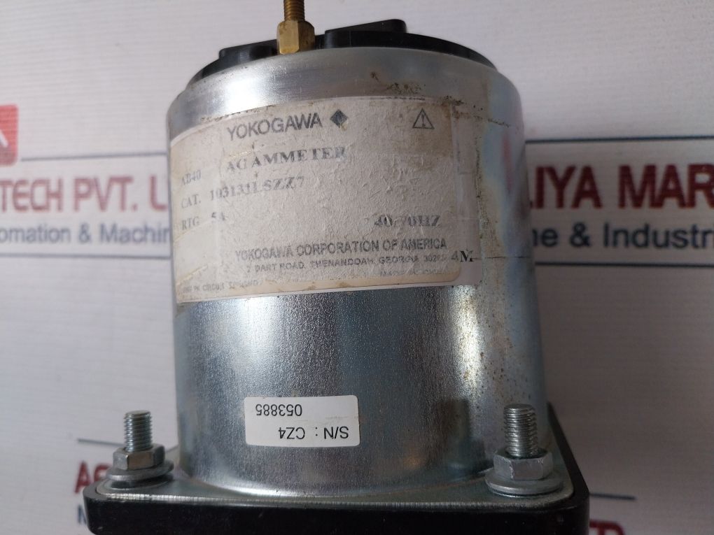 Yokogawa Ab40 Ac Ammeter 103131lszz7 0-600 A - Image 8