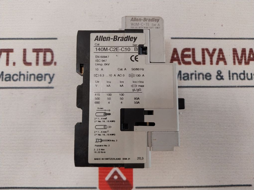 Allen-bradley 140m-c2e-c10 Motor Protection Circuit Breaker - Image 10