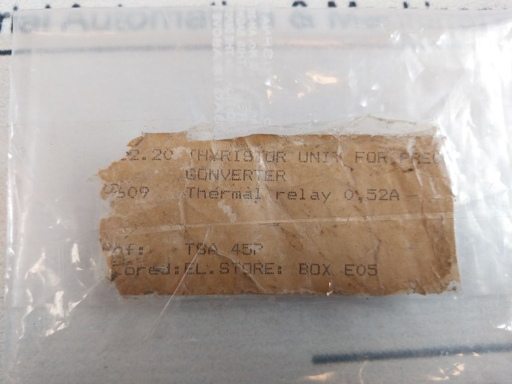Bbc Tsa 45p Thermal Overload Relay - Image 11