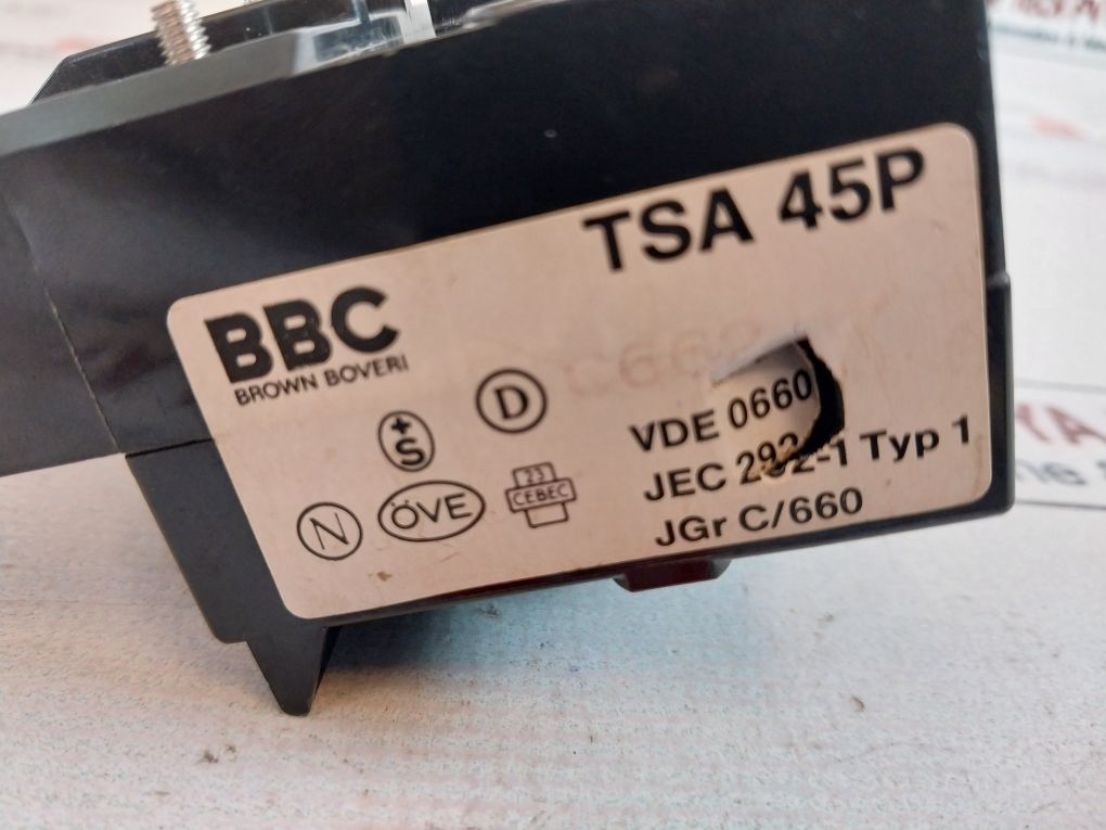 Bbc Tsa 45p Thermal Overload Relay - Image 9