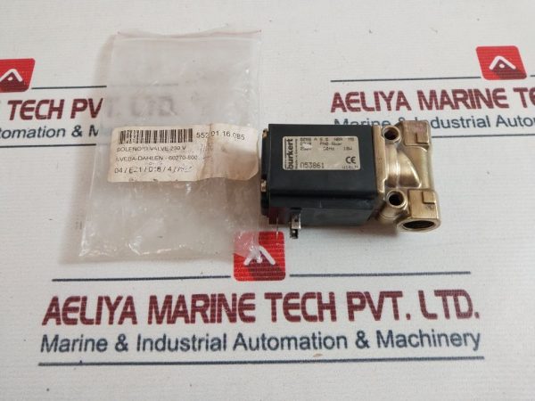 Burkert 0256 A 5,0 Nbr Ms Solenoid Valve