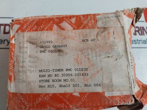 Carlo Gavazzi Pmc01d230 Multifunction Timer Ip20 - Image 13