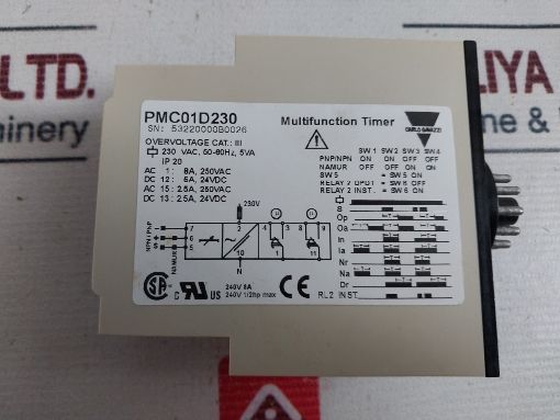 Carlo Gavazzi Pmc01d230 Multifunction Timer Ip20 - Image 9