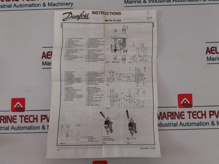 Danfoss Mp 55 Differential Pressure Switch Aeliya Marine