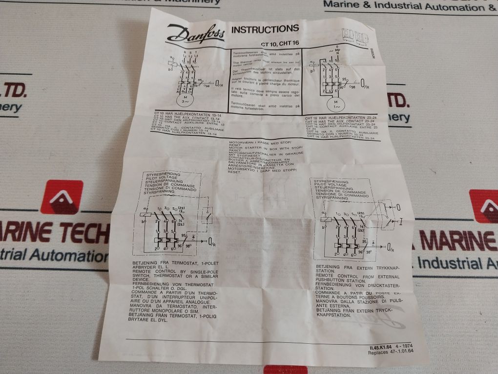 Danfoss T16c Thermal Overload Relay - Image 16