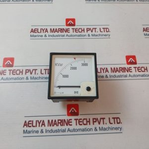 Deif 0-3000 Kvar Analog Voltage Meter
