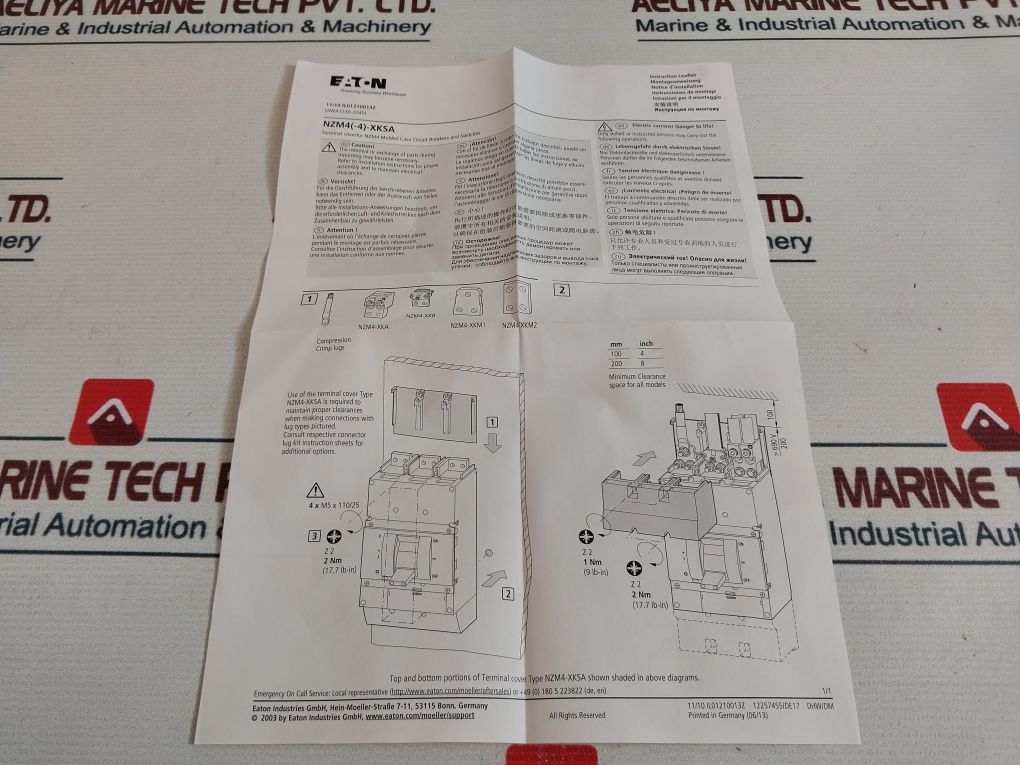 Eaton Nzm4-xhbr Main Switch Assembly Kit Red/yellow - Image 26