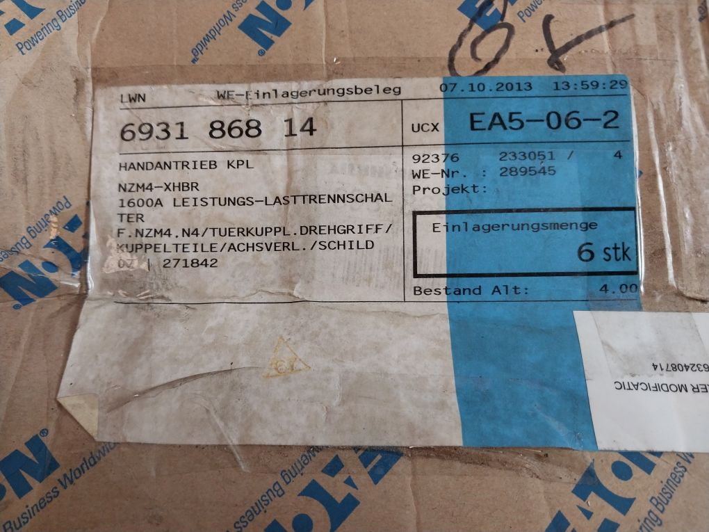 Eaton Nzm4-xhbr Main Switch Assembly Kit Red/yellow - Image 33