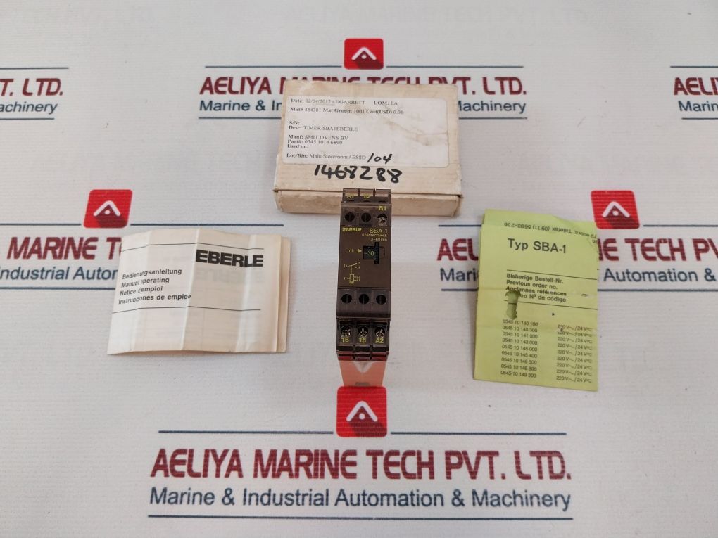 Eberle Sba 1 Timer Relay