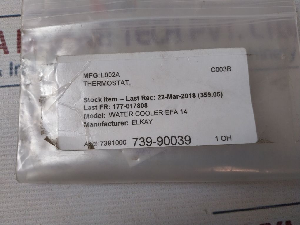 Ego Elkay 55.14019.910 Thermostat - Image 8