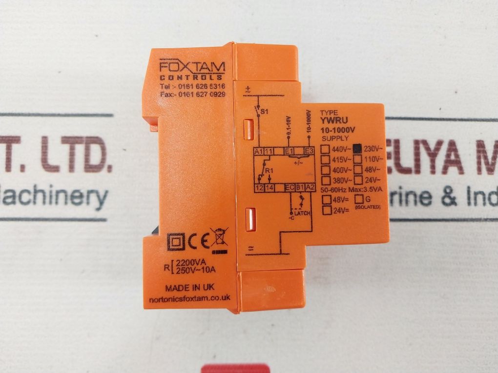 Foxtam Controls Ywru Voltage Relay - Image 11